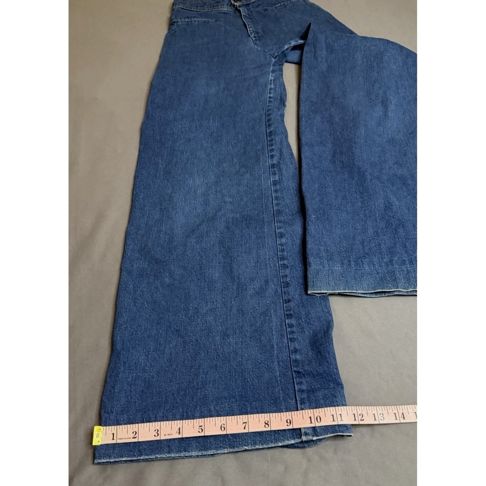 VTG 70s Levi's‎ Flared Jeans Womens 24 Back Buckle Talon Bell Bottom High Rise - Picture 8 of 16
